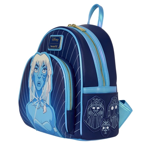 Loungefly Disney Atlantis Kida Glow in the Dark Mini Backpack - Picture 2 of 3